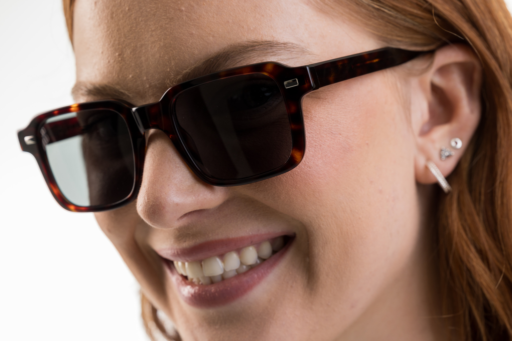 IOLLA Angus Sunglasses in Deep Havana with Brown Lenses