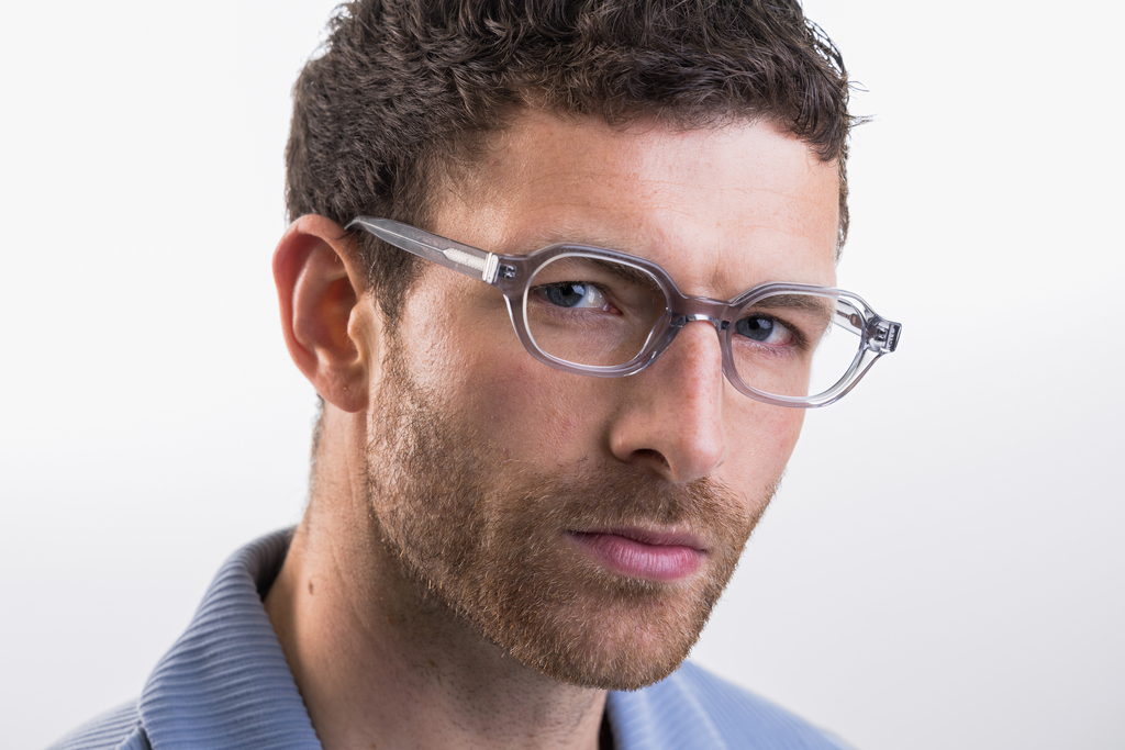 Dunbar Light Grey Crystal Acetate Glasses