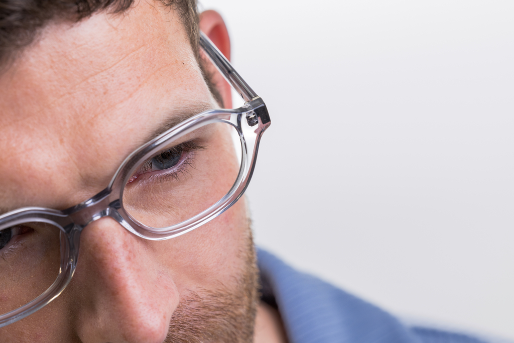 Dunbar Light Grey Crystal Acetate Glasses