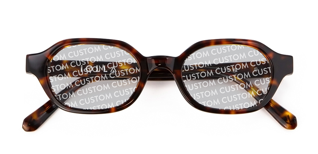 Dunbar Sunglasses in Deep Havana with Custom Tint