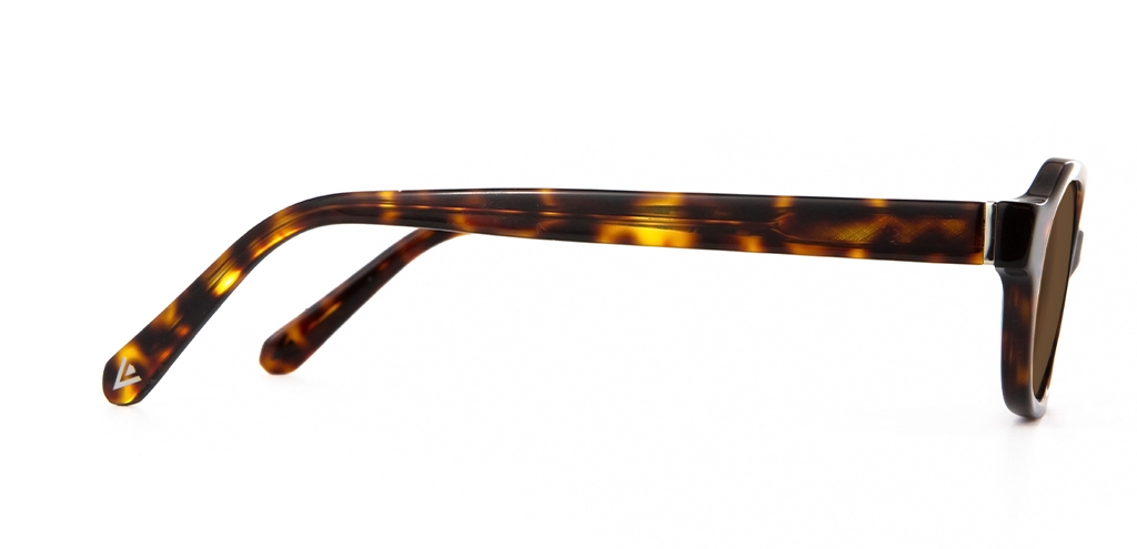 Dunbar Sunglasses in Deep Havana with Brown Lenses