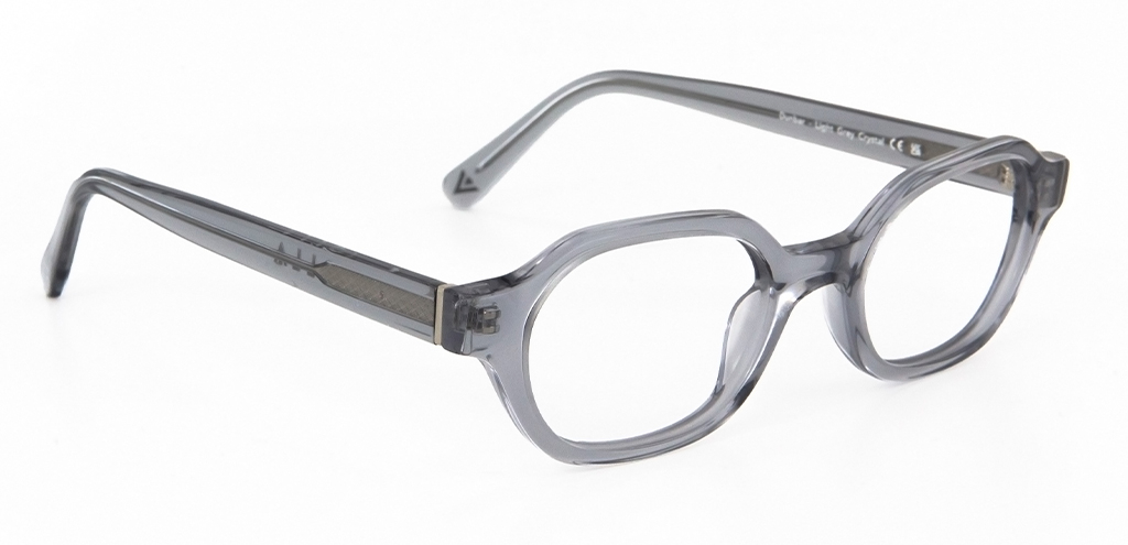 Dunbar Glasses in Light Grey Crystal
