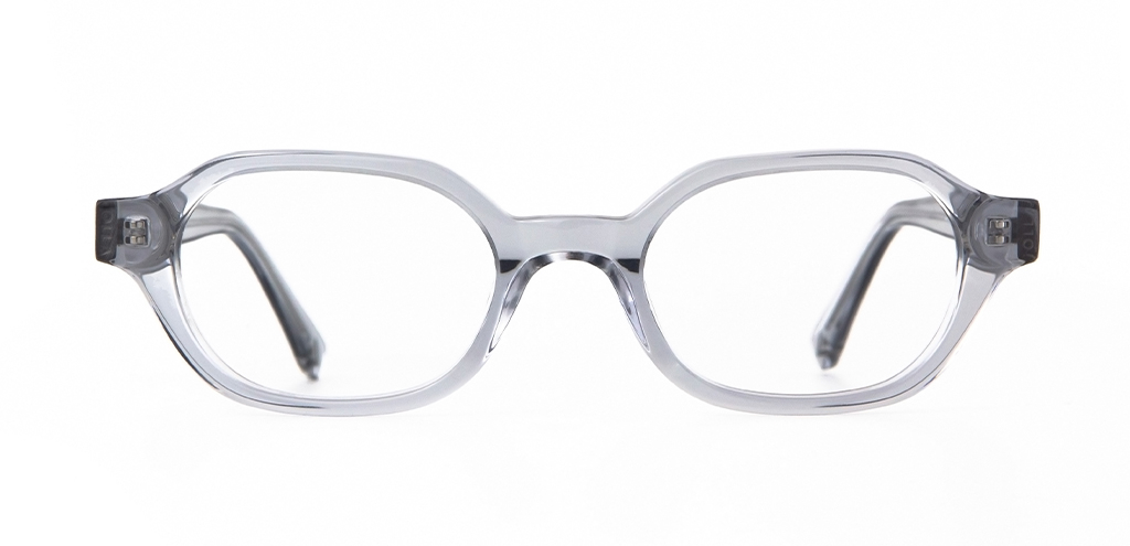 Dunbar Glasses in Light Grey Crystal