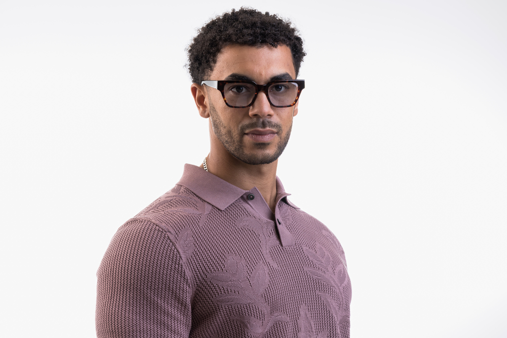 IOLLA Macrae Sunglasses in Deep Havana with Glacier