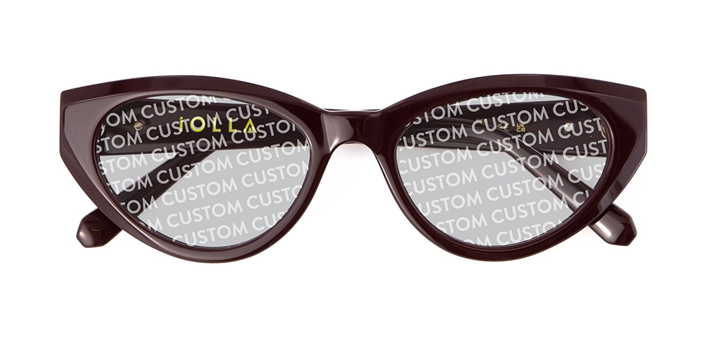 Jura Sunglasses in Plum with Custom Tint