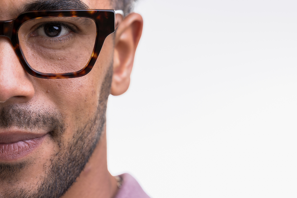 Macrae Deep Havana Acetate Square Glasses