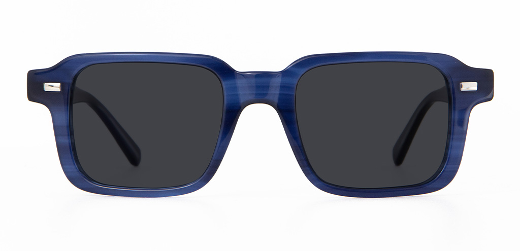 IOLLA Angus Stone Blue Sunglasses in Grey Lenses