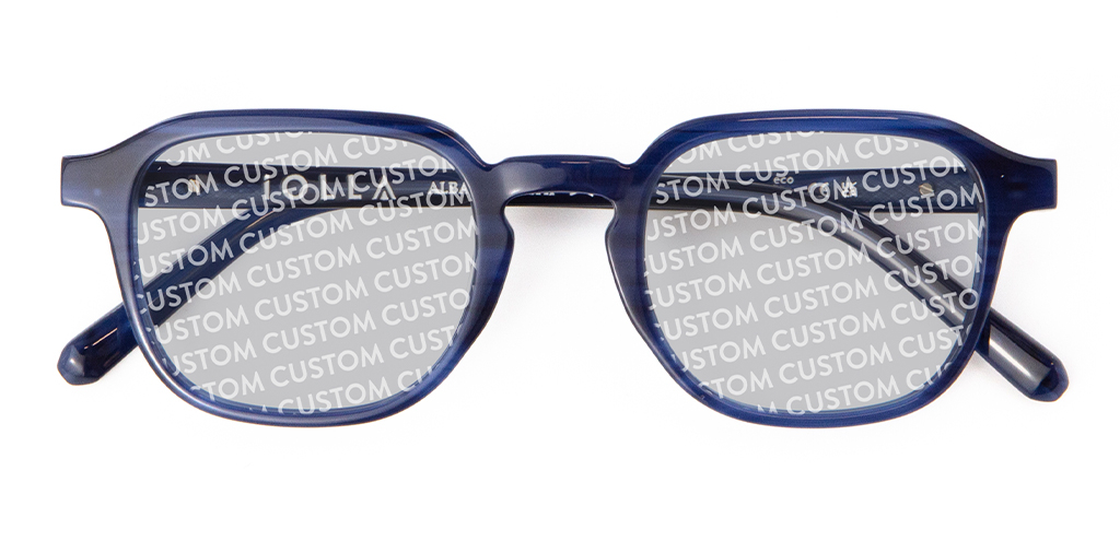 IOLLA Boyd Stone Blue Sunglasses with Custom Tint