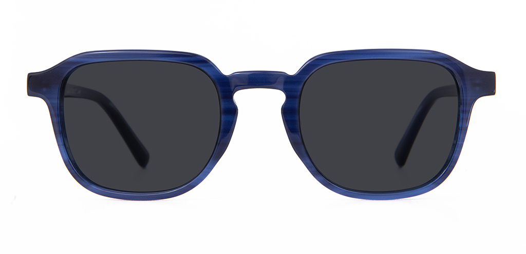 IOLLA Boyd Stone Blue Sunglasses with Grey Lenses