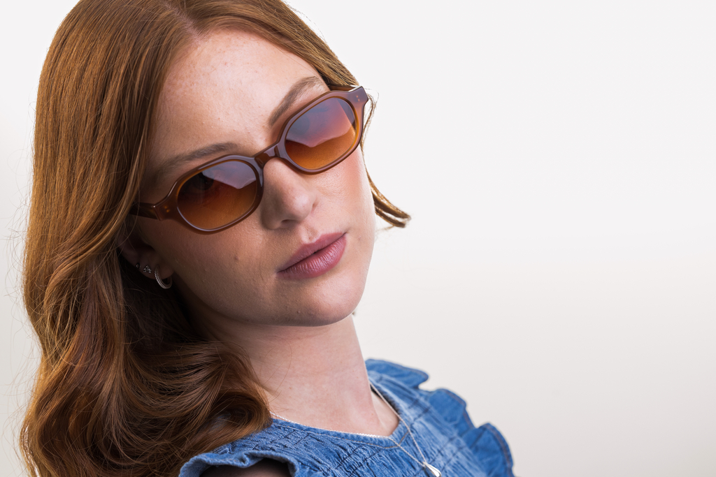 IOLLA Dunbar Sunglasses in Chocolate with Sienna Sunset