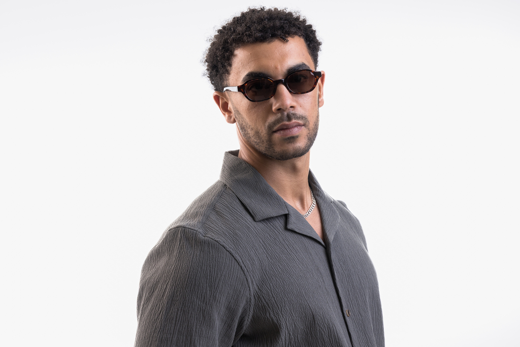 IOLLA Dunbar Sunglasses Deep Havana with Brown Lenses