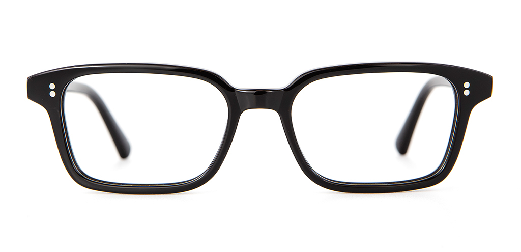 Front view of 001 Black Glasses