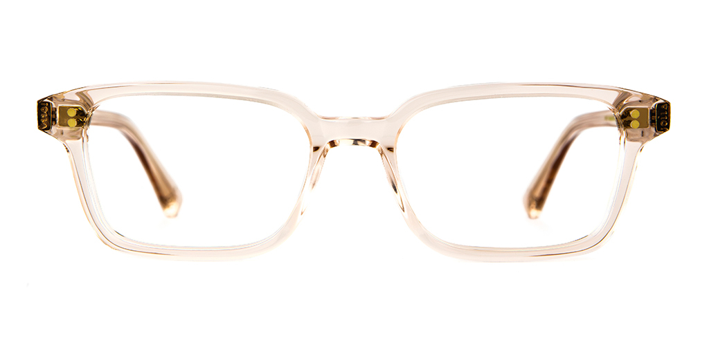 Front view of 001 Vanilla Crystal Glasses