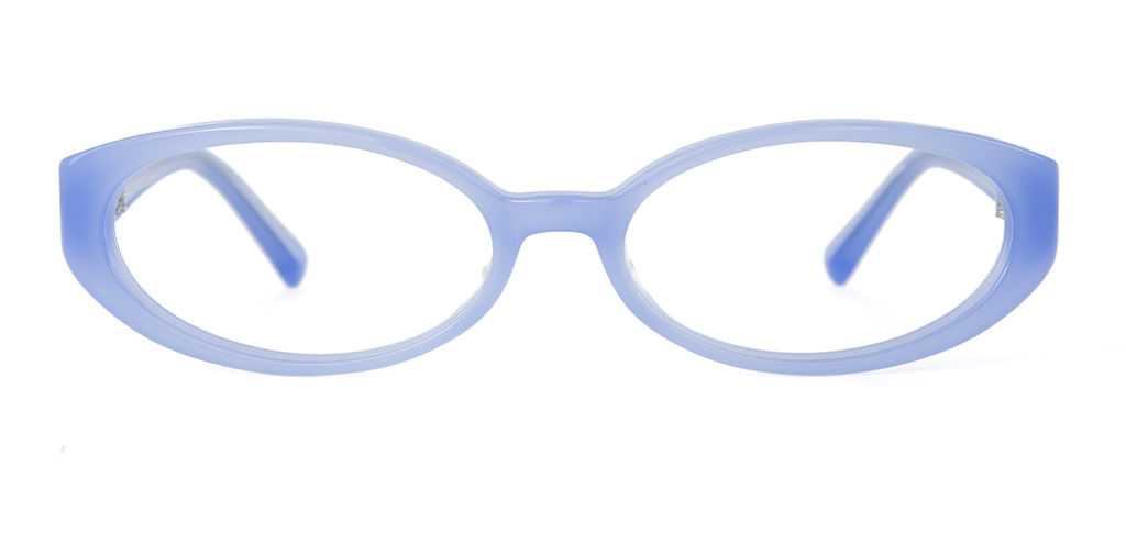 Front view of 002 Icy Blue Glasses