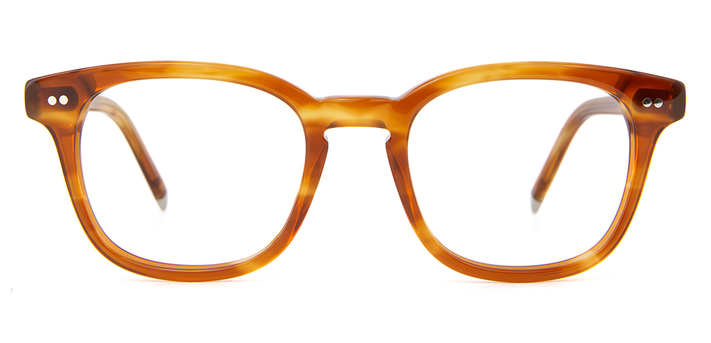 Connolly Cinnamon Swirl Glasses unfolded front view