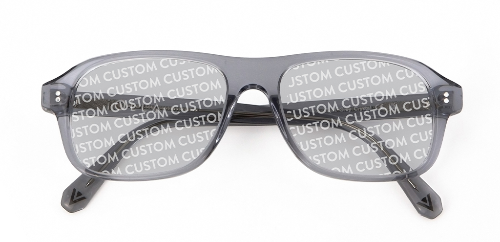 Lachlan Light Grey Crystal with Custom Tint