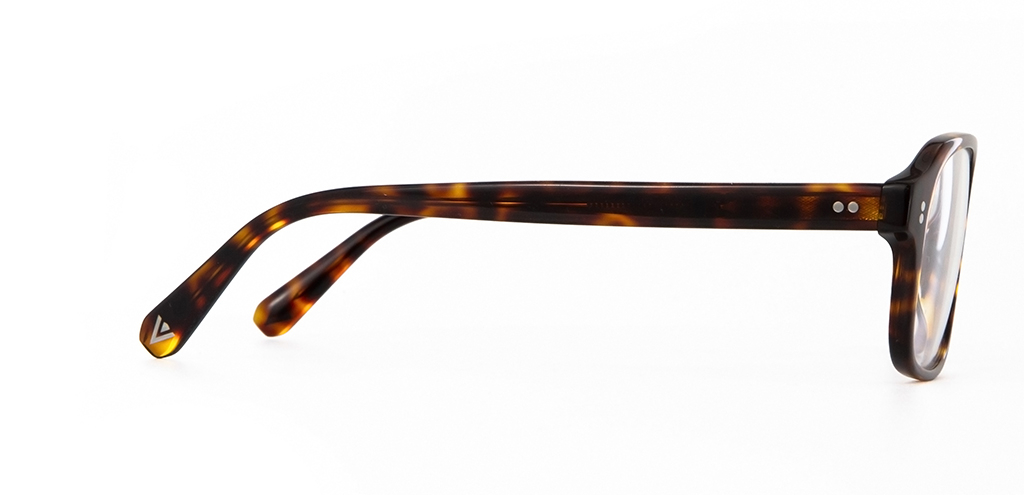 Lachlan Rosewood Stripe Glasses side view