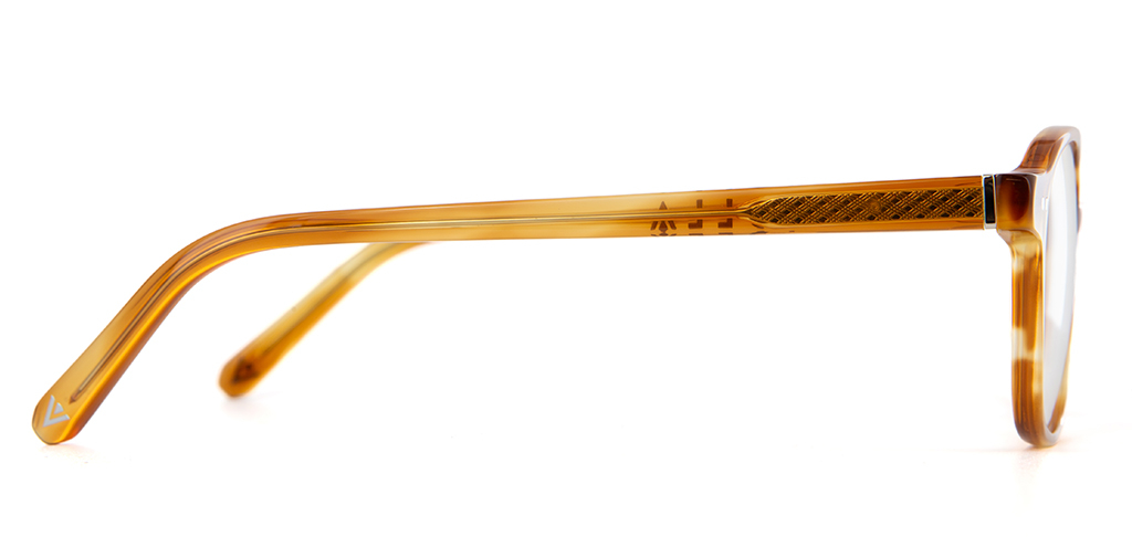 Ramsay Cinnamon Swirl Glasses front side view