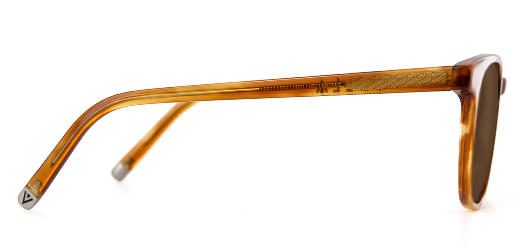 Smith Cinnamon Swirl Sunglasses with brown lenses side view