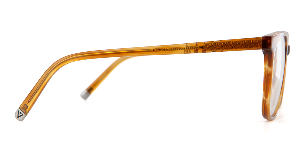Stewart Cinnamon Swirl Glasses side view