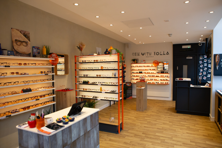 Inside the IOLLA Aberdeen showroom