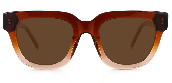 Cola Fade with Brown Lenses Front Facing