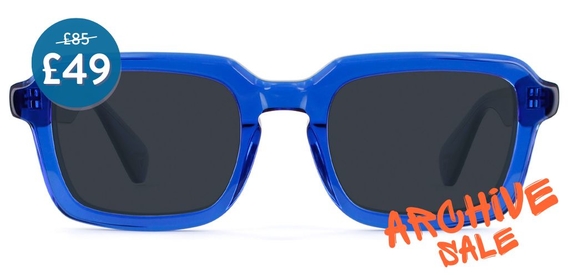 Marshall Deep Blue Crystal with Grey Lenses_Archive Product Image