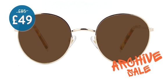 Archive Rowling Sunglasses - Chrome Gold