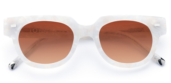 Allan in Speckled Ivory with Sienna Sunset Gradient