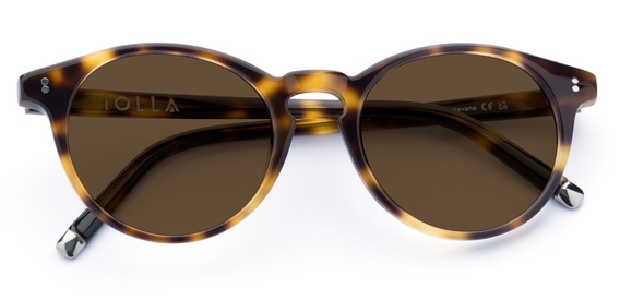 Big Bell in Light Medium Havana – Classic Round Sunglasses | IOLLA