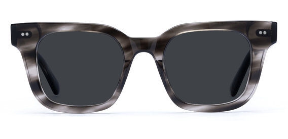 Clyde in Slate – Bold & Structured Square Sunglasses | IOLLA
