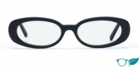 Cooper Black glasses front