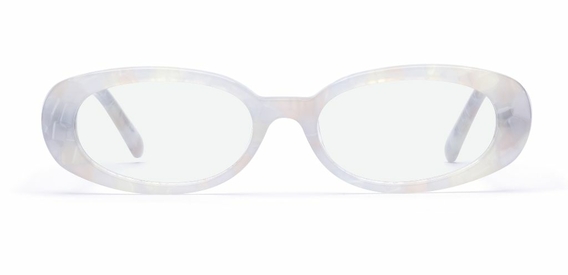 Cooper Speckled Ivory Glasses front