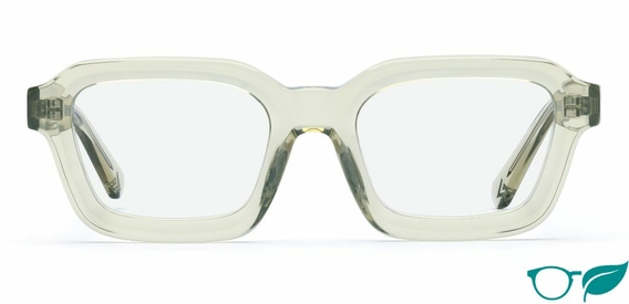 Finlay Moss Green Crystal glasses front