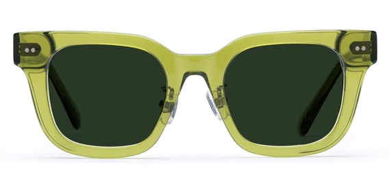 Logan in Sage Green – Contemporary Round Sunglasses | IOLLA