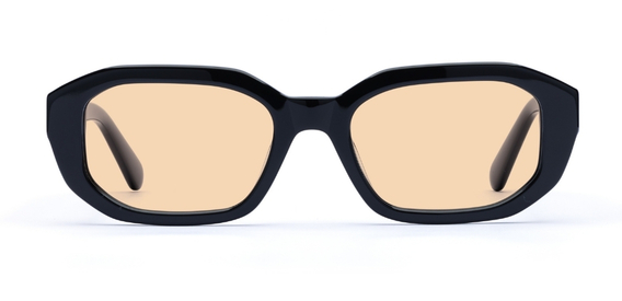 Ness in Black – Stylish Contemporary Sunglasses | IOLLA