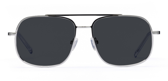 Sinclair in Chrome Silver – Sleek Contemporary Sunglasses | IOLLA