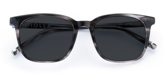 Stewart in Slate Grey – Contemporary Square Sunglasses | IOLLA