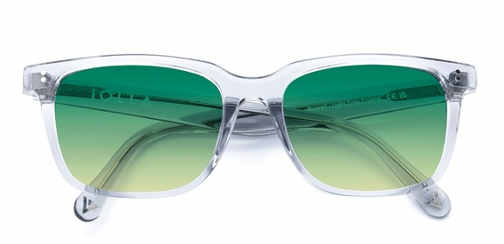 Russell Light Grey Crystal – Vintage-Inspired Sunglasses | IOLLA