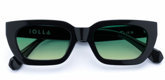 Shaw in Black – Standout Geometric Sunglasses | IOLLA