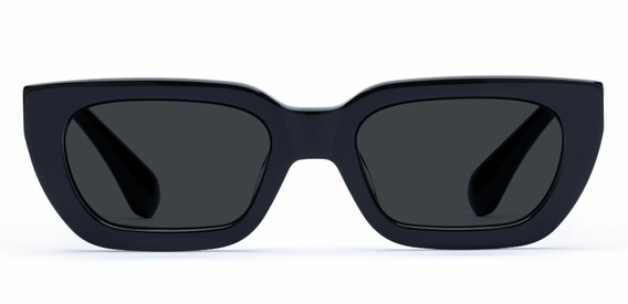 Shaw in Black – Striking Geometric Sunglasses | IOLLA