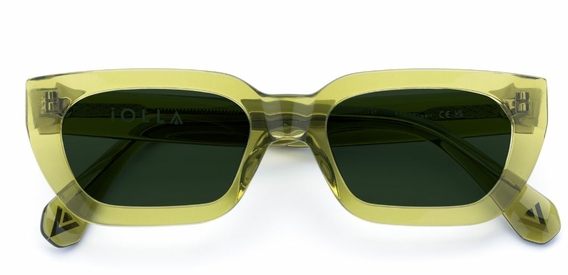 Shaw in Sage Green – Standout Geometric Sunglasses | IOLLA