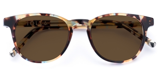 Smith in Walnut Tortoise – Timeless Round Sunglasses | IOLLA