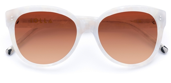 Swinton in Speckled Ivory – Bold Statement Cat-Eye | IOLLA