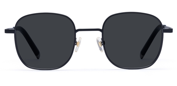 Taylor Matte Black – Sleek Metal Sunglasses | IOLLA