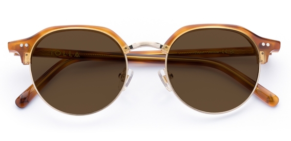Thom in Amber – Timeless Acetate-Metal Sunglasses | IOLLA