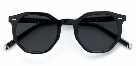Williams in Black – Bold Octagonal Sunglasses | IOLLA