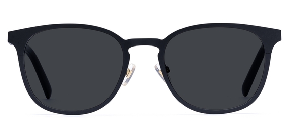 Maxwell Matte Black – Sleek Metal Sunglasses | IOLLA