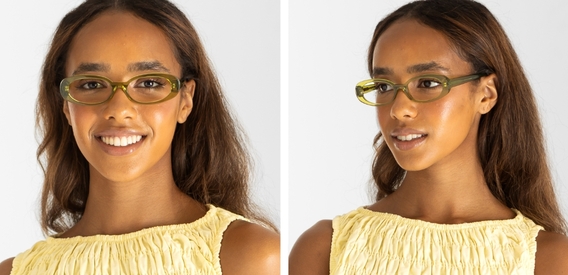 Cooper Sage Green glasses side
