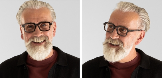 Kelso Slate glasses side
